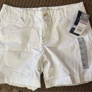 NWT Lee Size 6 White Womens Shorts